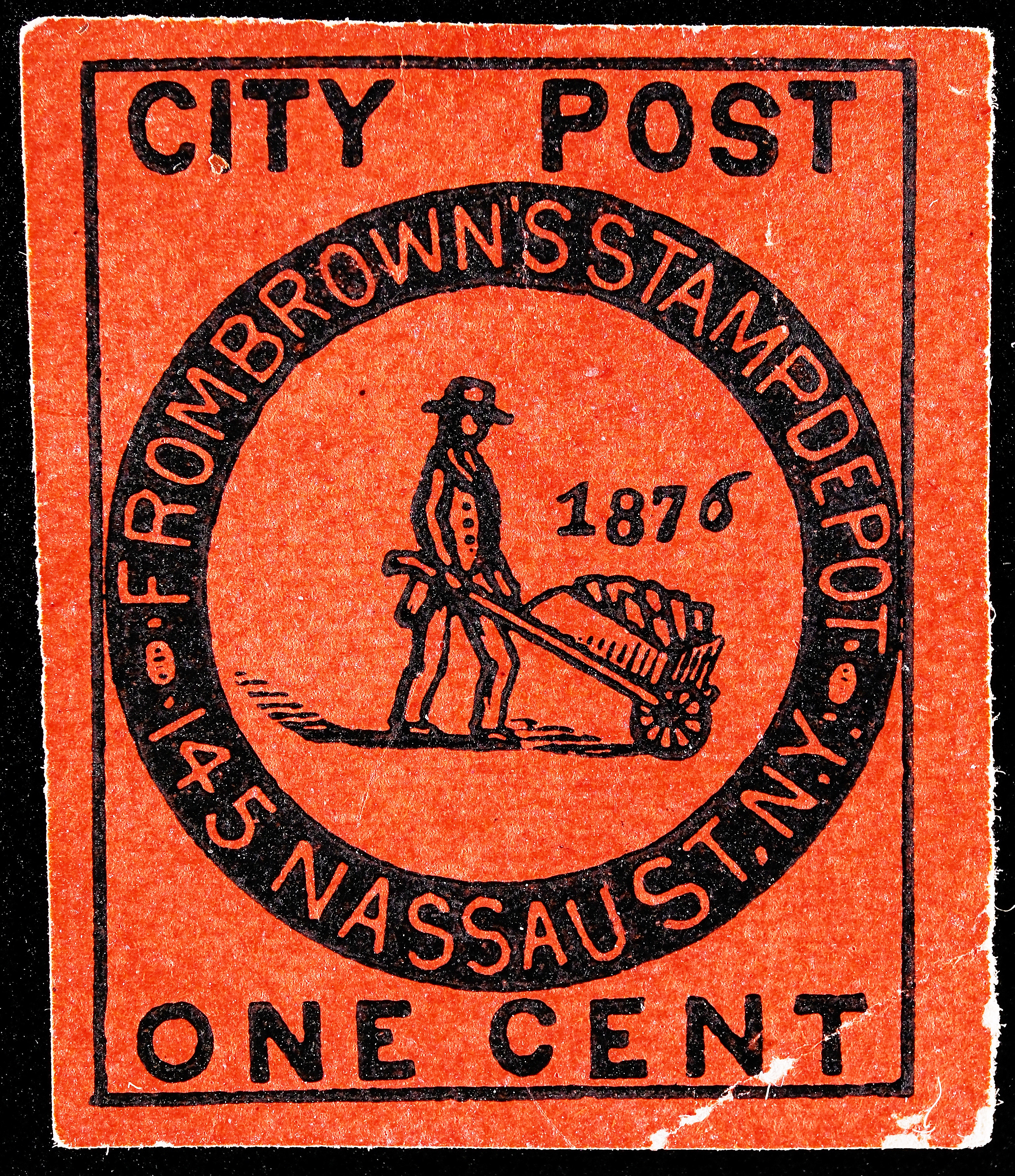 Lot 3091 - locals Brown's City Post -  Americana Stamps Winter 2026 Sale -Day 2