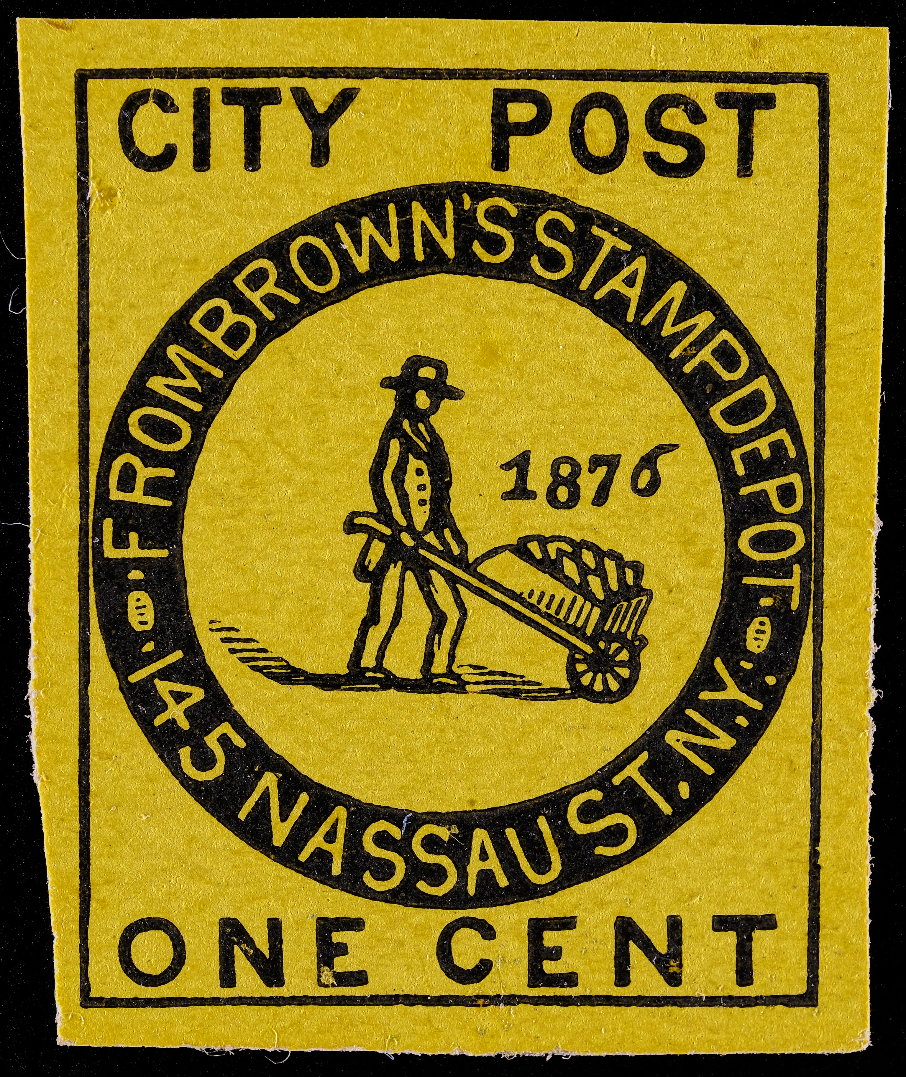 Lot 3092 - locals Brown's City Post -  Americana Stamps Winter 2026 Sale -Day 2