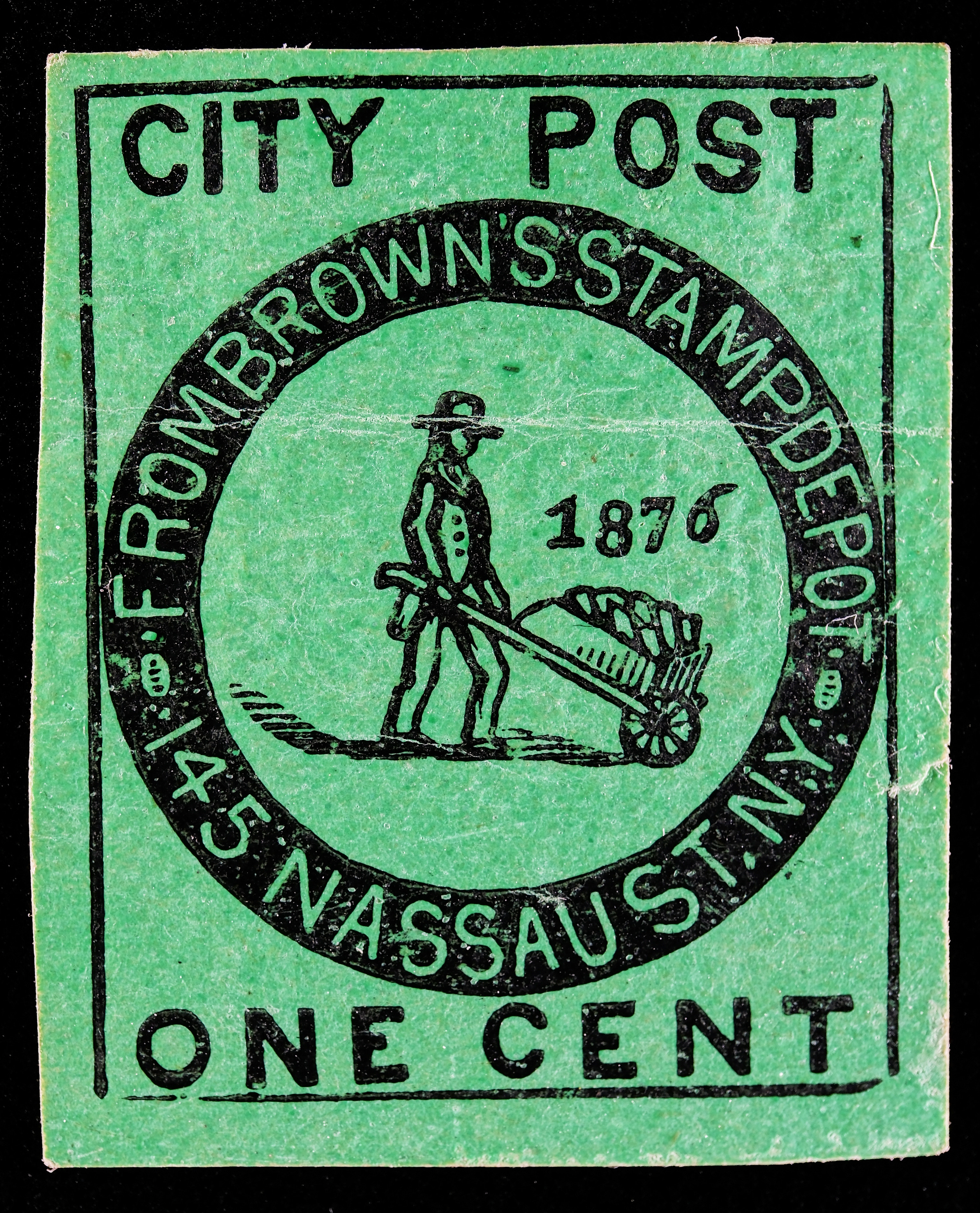 Lot 3093 - locals Brown's City Post -  Americana Stamps Winter 2026 Sale -Day 2