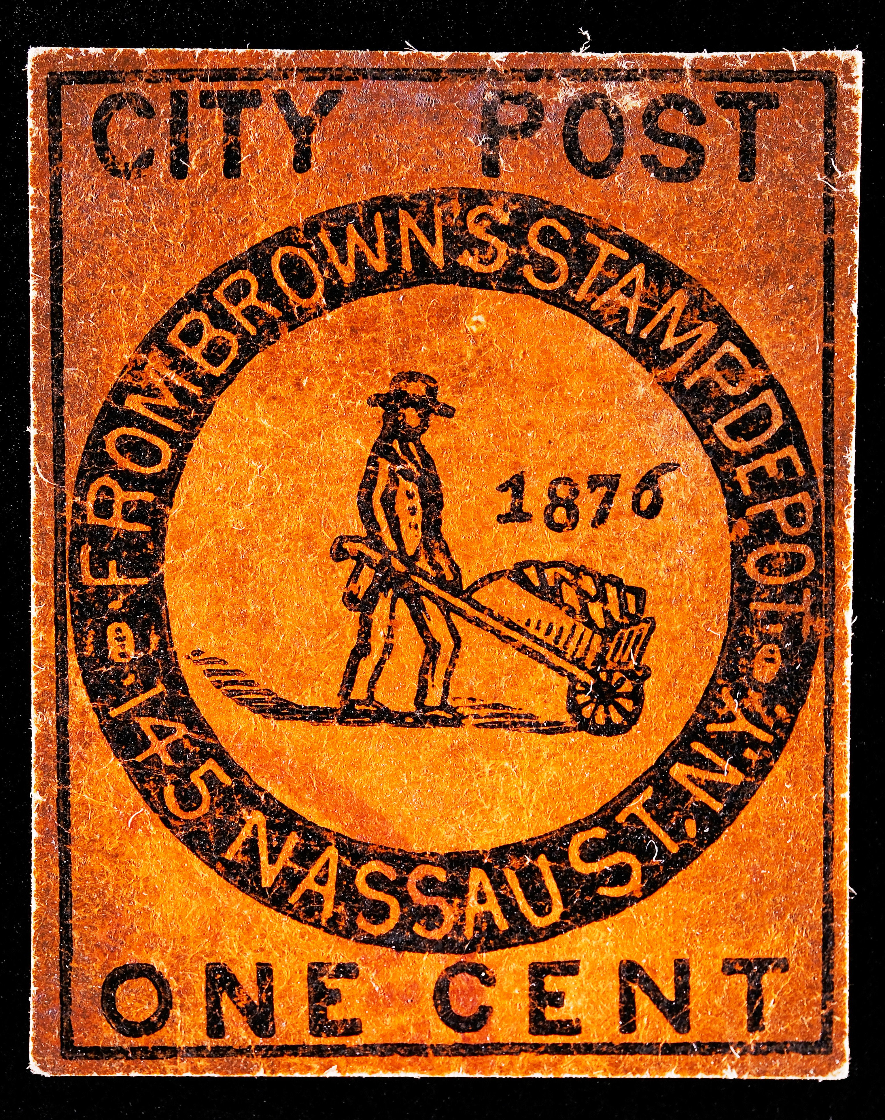 Lot 3095 - locals Brown's City Post -  Americana Stamps Winter 2026 Sale -Day 2