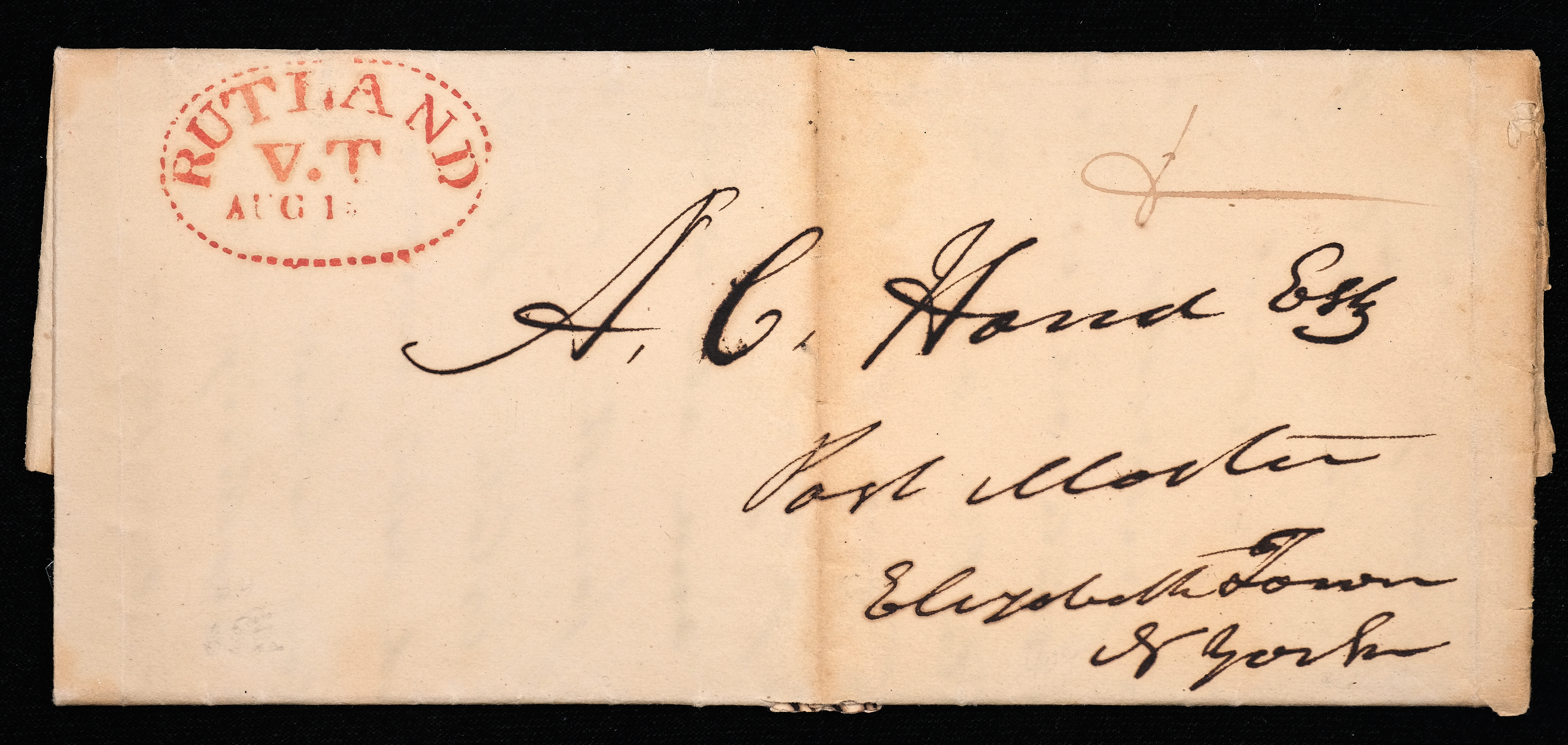 Lot 5035 - U.S. Stampless Fancy Cancel -  Americana Stamps Winter 2026 Sale -Day 3