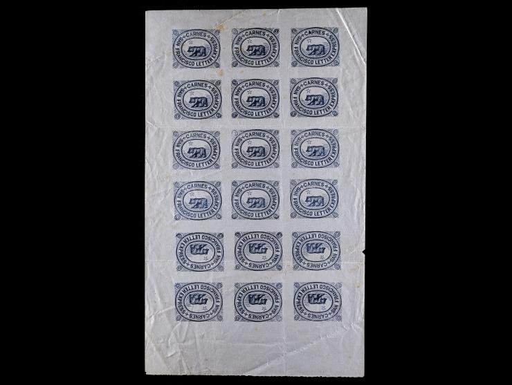 Carnes City Letter Express, 35L7, 5c Blue, Unused