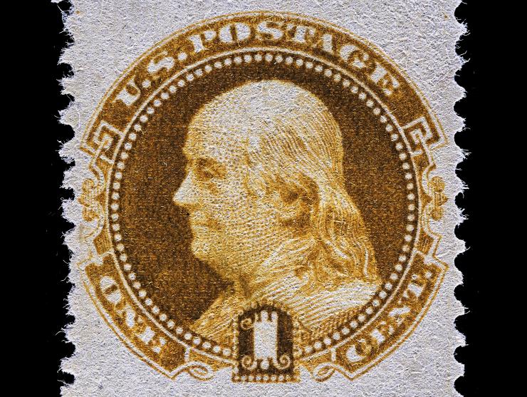 #133a 1881 1c Brown Orange, Reissue, Unused