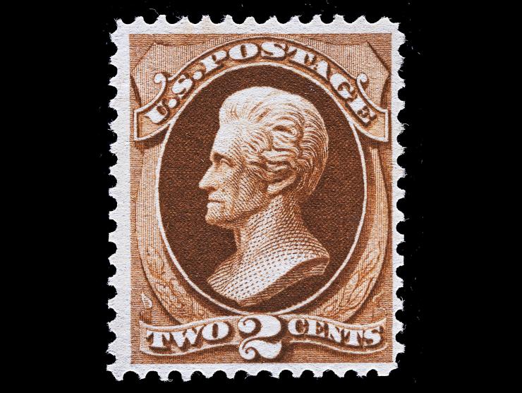 #146 1870 2c Red Brown, Unused, No Gum