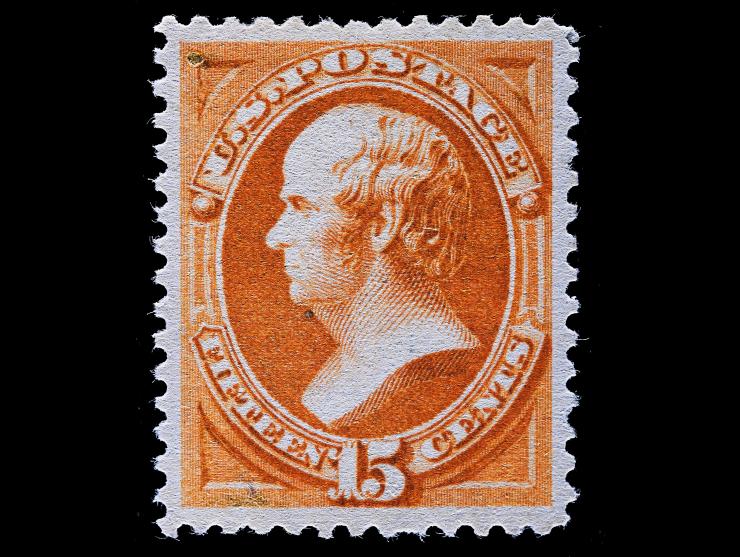 #189 1879 15c Red Orange, Unused, Original Gum