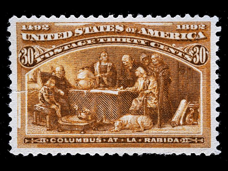 #239 1893 30c Orange Brown, Unused