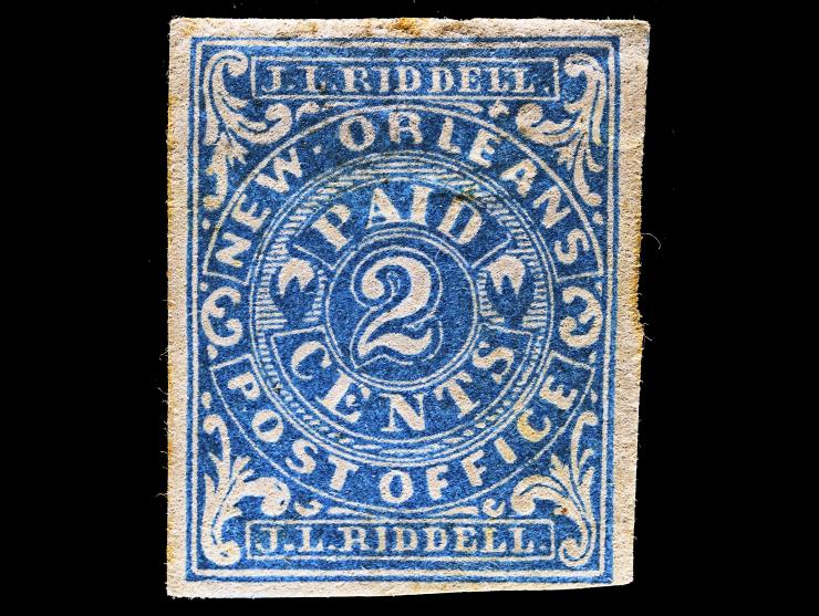 Confederate States, New Orleans La., 2c Blue, 62X1, Unused