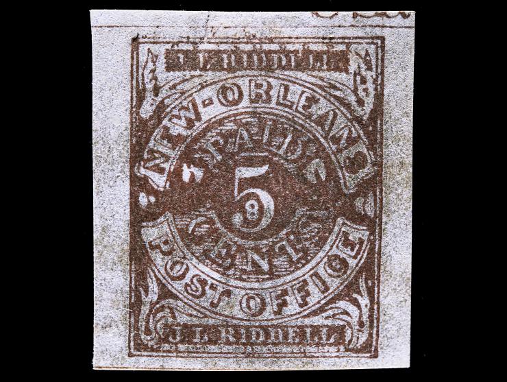 Confederate States, New Orleans La., 5c Brown, 62X3, Unused