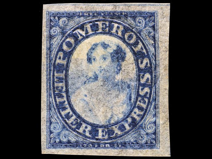 Pomeroy's Letter Express, 117L3, 5c Blue, Unused, Position 4L