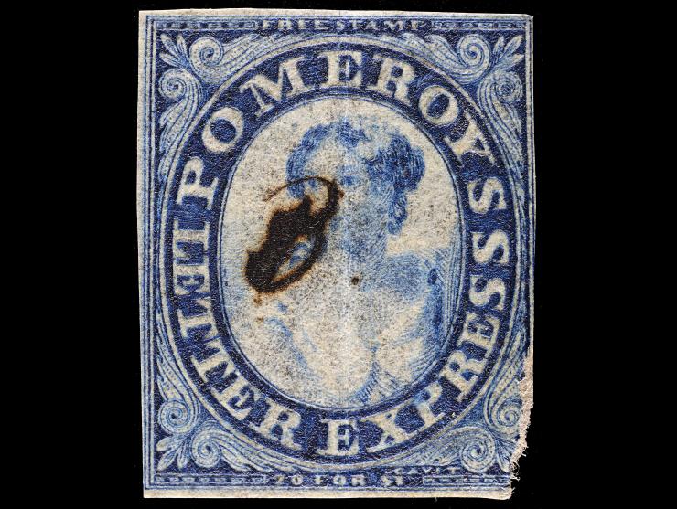 Pomeroy's Letter Express, 117L3, 5c Blue, Used, ms "B" Cancel