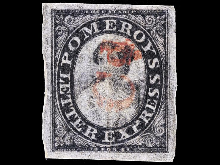 Pomeroy's Letter Express, 117L4, 5c Black, Used