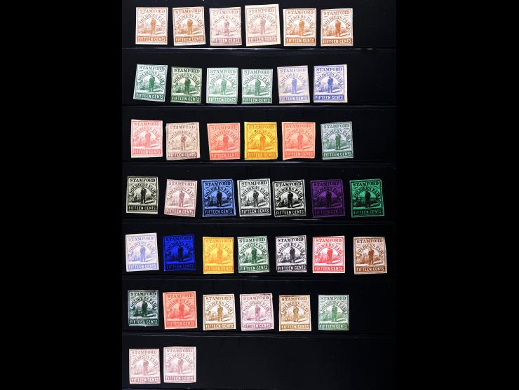 Sanitary Fair, Collection of Forgeries, 137 Stamps