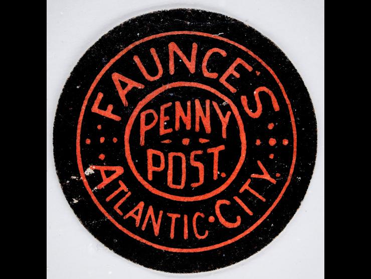 Faunce's Penny Post, 1885, 1c Black on red, 152L1, Unused