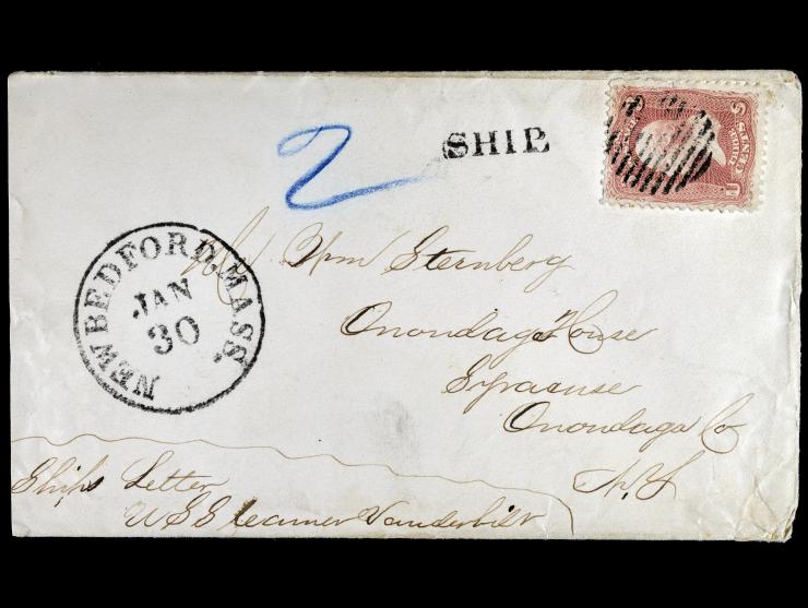 Cover Written Aboard the USS Vanderbilt During the Search for the USS Alabama