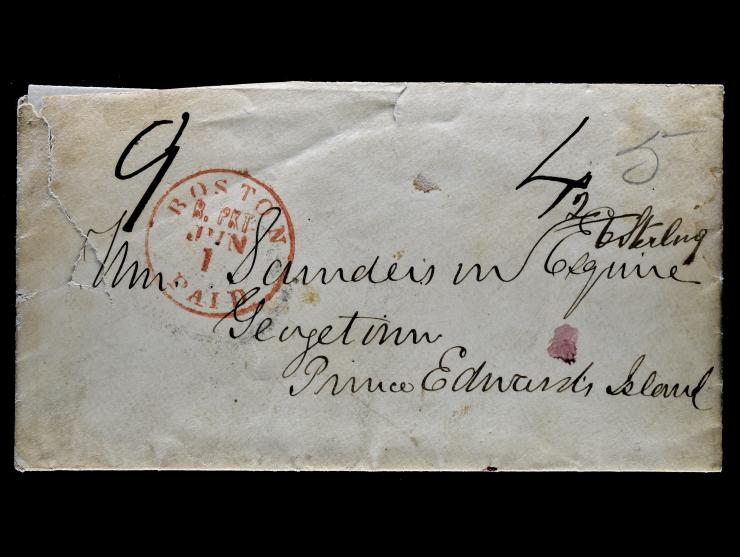 1859 Boston to Prince Edward Island, via Halifax