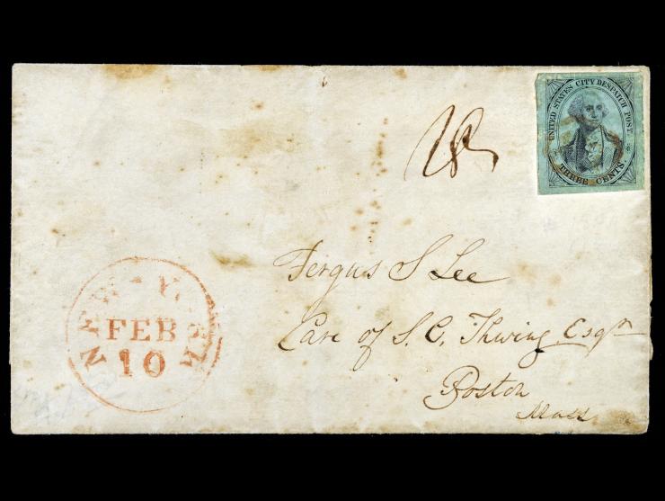 U.S. City Despatch Post, 6LB5 on Cover to Boston