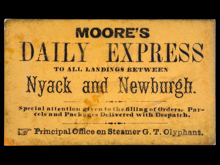 Moore’s Daily Express Business Card