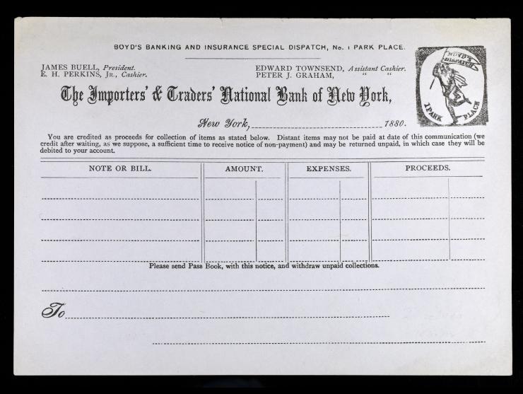 Boyd's Dispatch, 1874, Black, 20LUX9, Unused