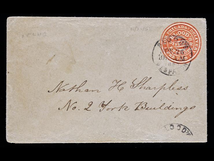 D.O. Blood & Co., 15LU6, Red on Amber, Local 1855 Cover