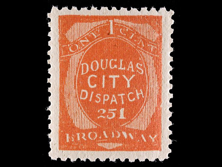 Douglas' City Despatch, 59L3, 1c Vermilion, Unused