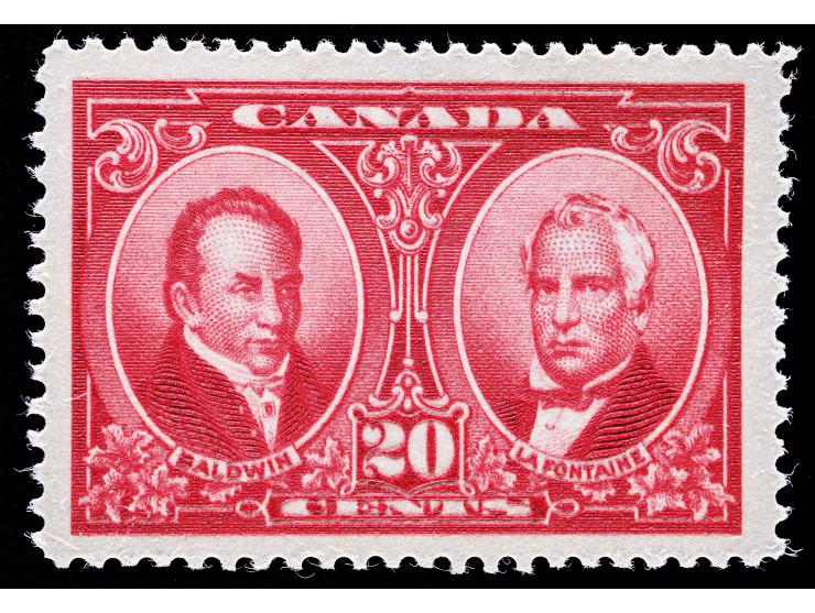 Canada #148 1927 20c Baldwin and Lafontaine, Unused, OG
