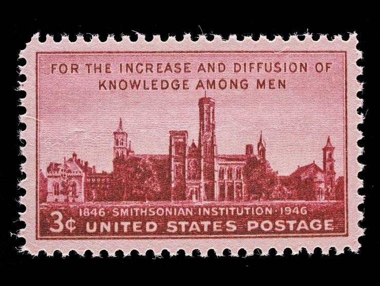 #943 1946 3c Violet Brown, Unused