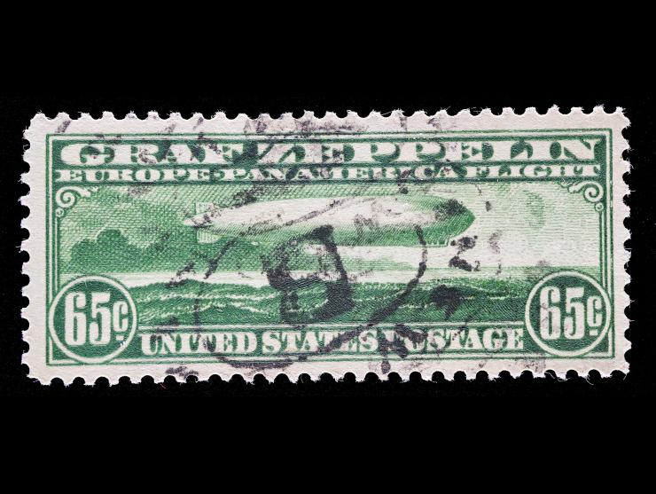 #C13 65c Graf Zeppelin, Used
