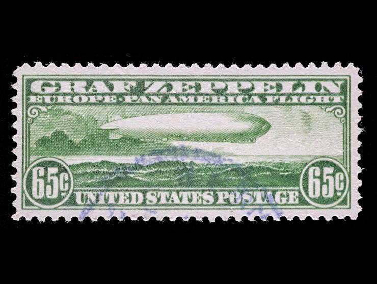 #C13 65c Graf Zeppelin, Used