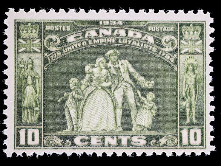 Canada #209 1934 10c Loyalists, Unused
