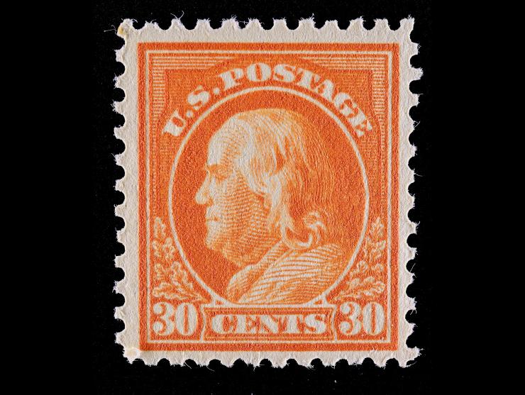516, 30c Orange Red, Unused, LH